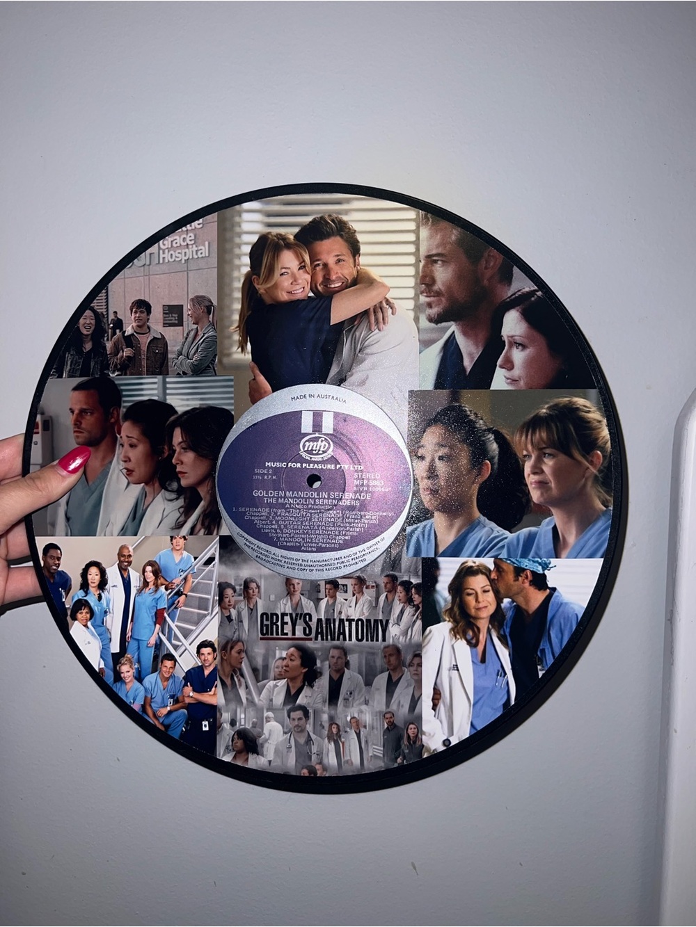 Grey's Anatomy Collage Vinyl Wall Art